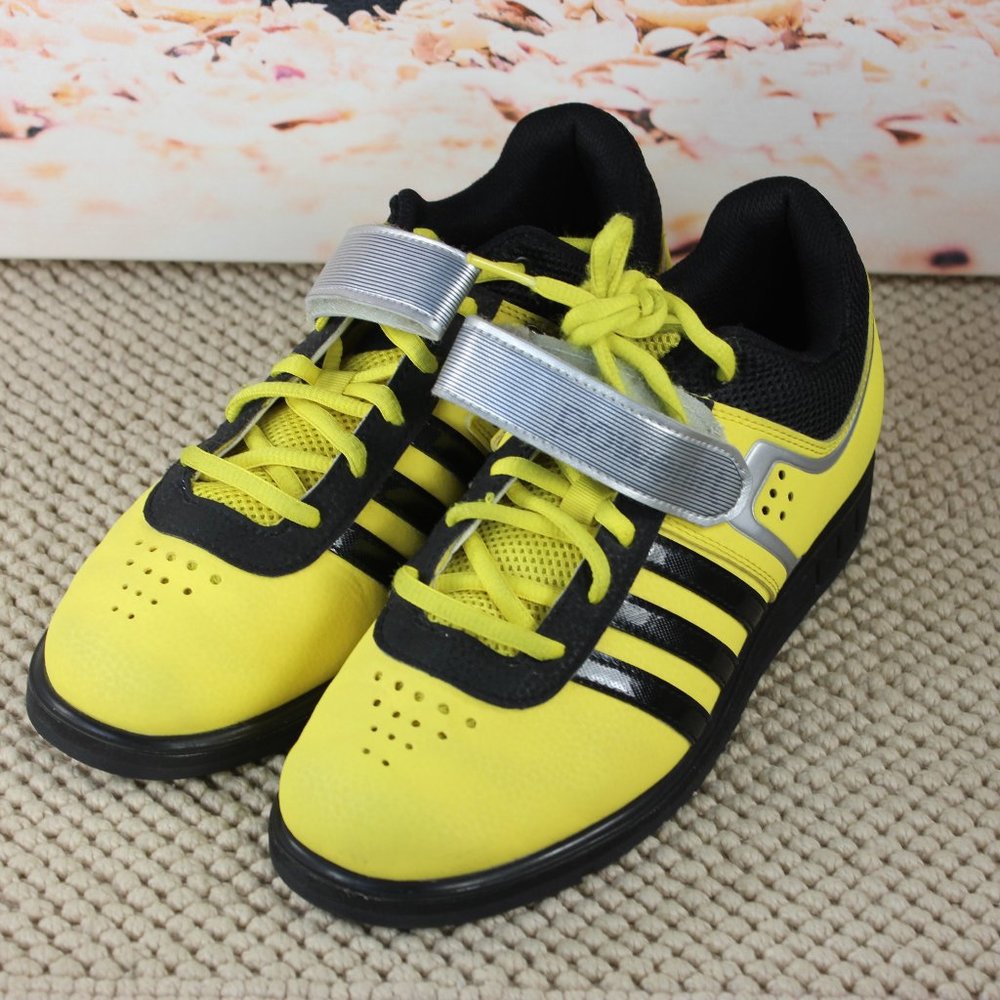 Adidas POWERLIFT 2.0, Art No. G96434, Men's Weightlifting Shoes, Yellow, Sz .65